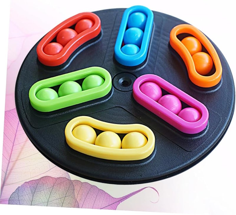 لعبة متاهة الكرة للأطفال من بيسبورتابل، لعبة ألغاز مكتبية، لعبة تعليمية مبكرة، لون عشوائي - Image 5